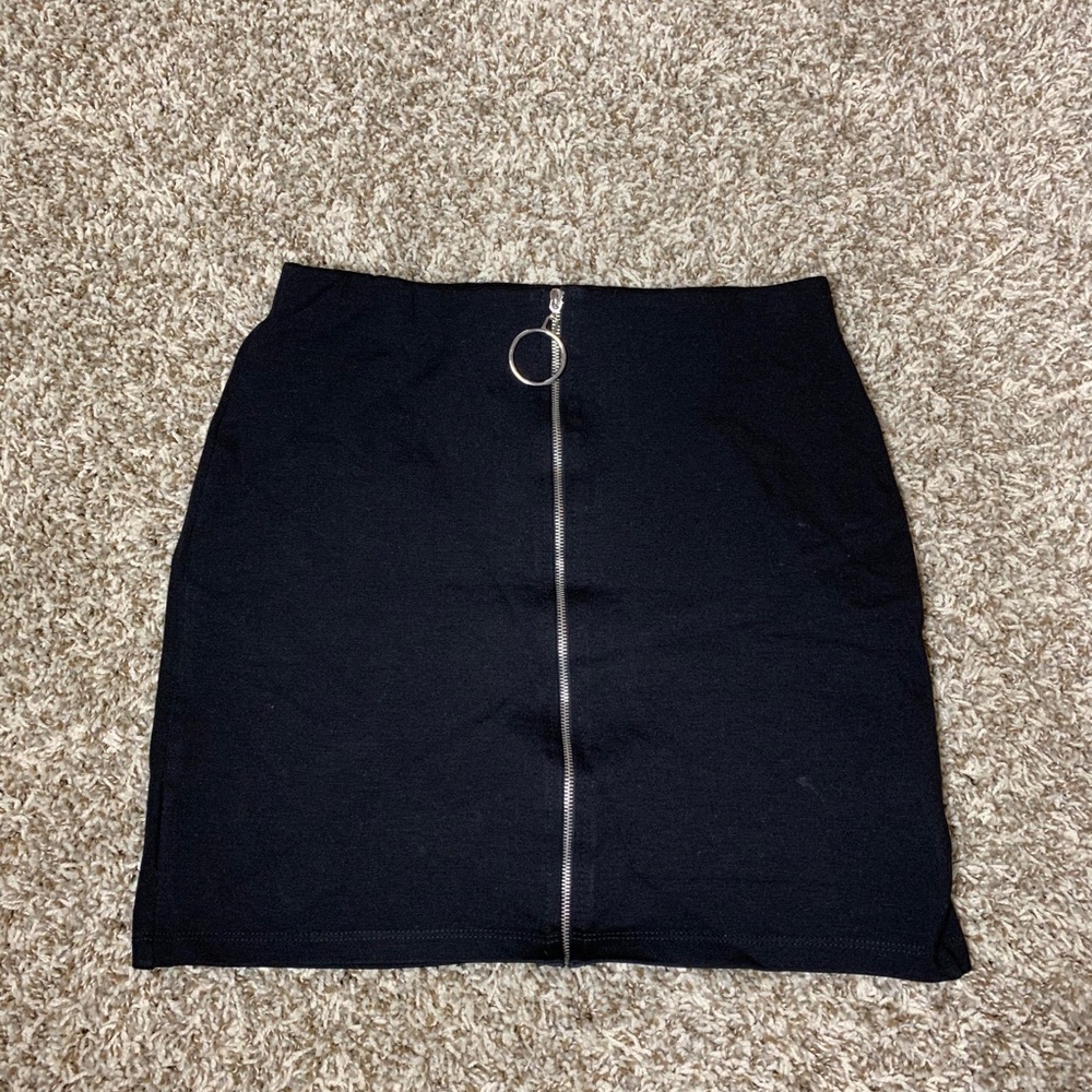 Black Windsor Miniskirt